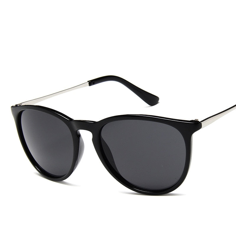 Semi-metal Sunglasses Fashion Big Frame