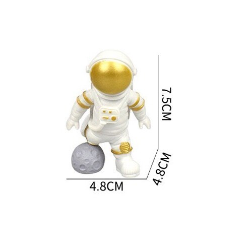 Astronaut Decor Action Figures and Moon